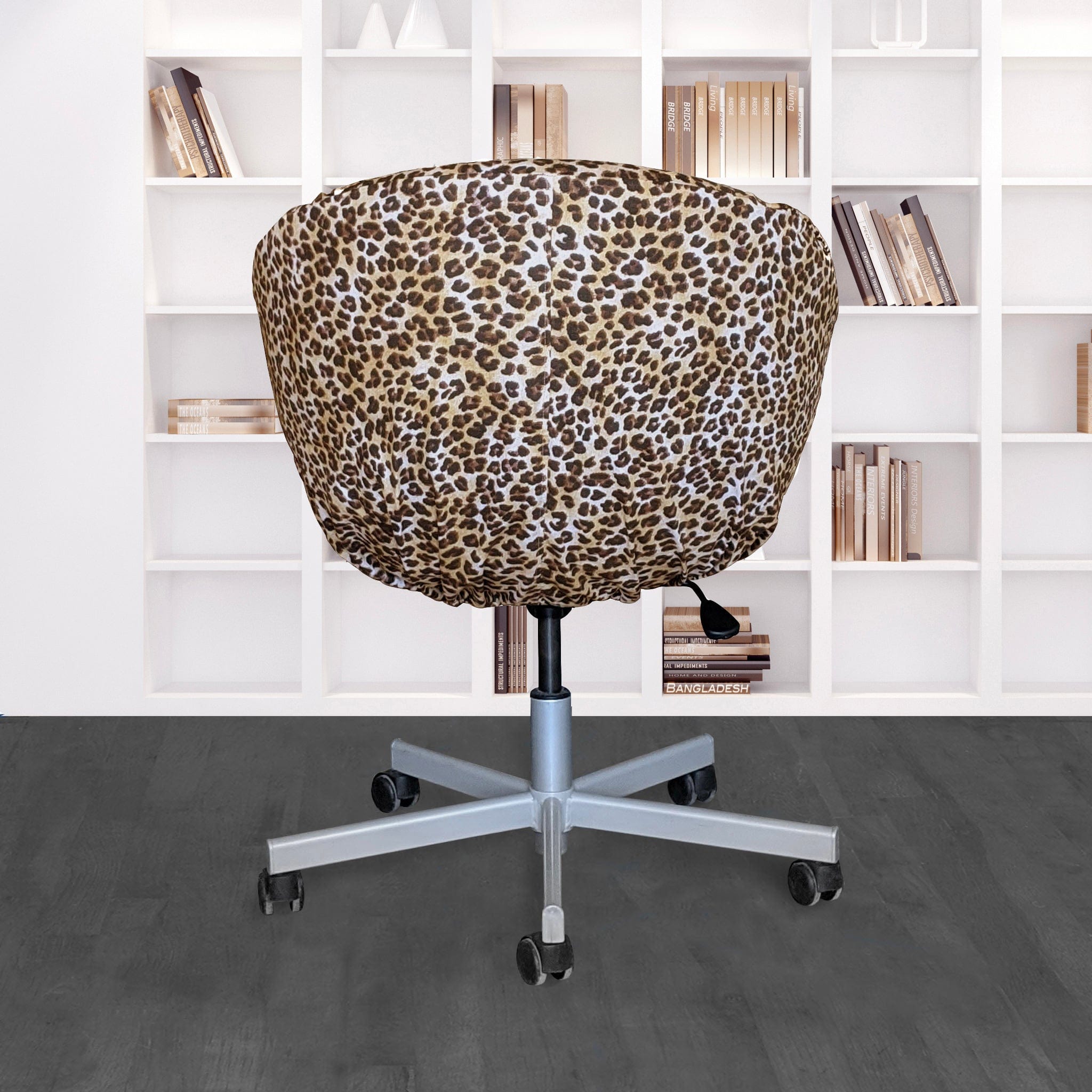 Rockin Cushions IKEA Skruvsta IKEA SKRUVSTA Chair Slip Cover, Leopard Cheetah Brown